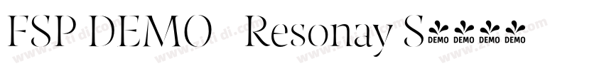FSP DEMO   Resonay S字体转换